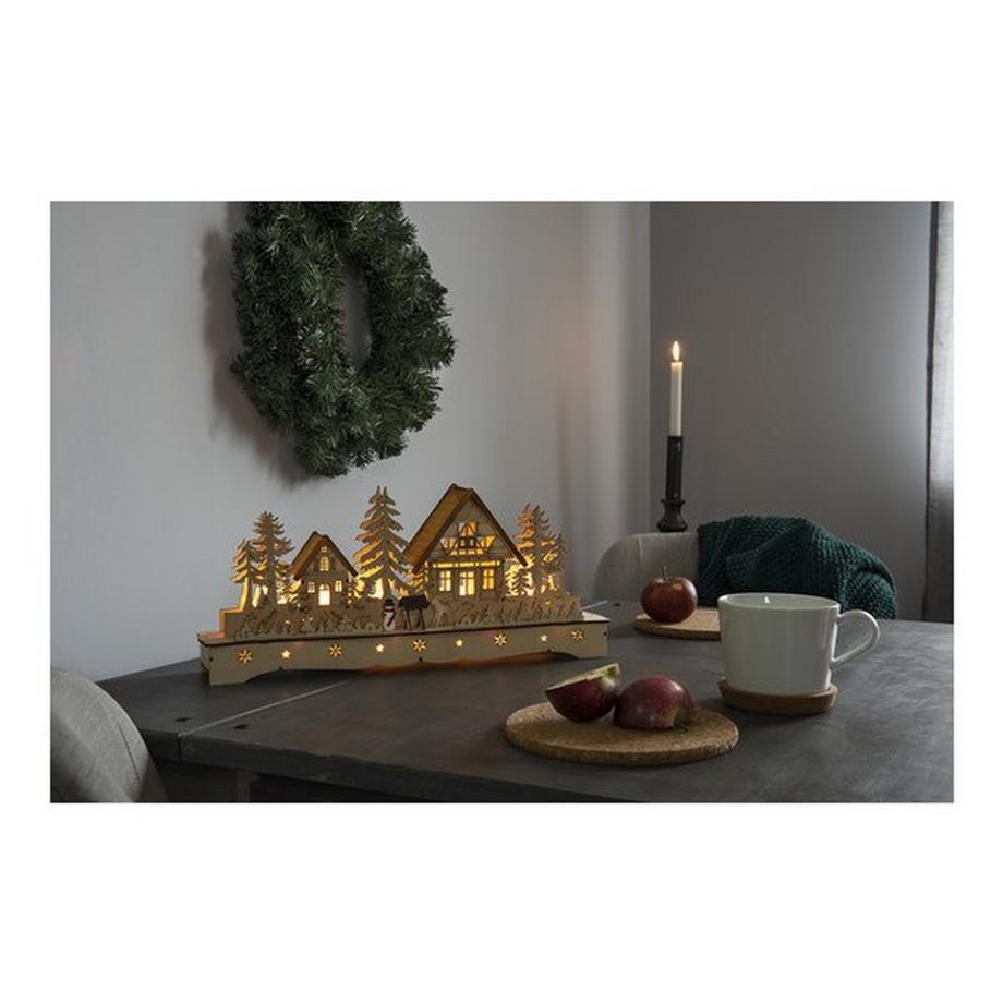 Konstsmide Décoration de Noël à LED Dorf Schneemann Rentiere 