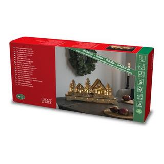 Konstsmide Décoration de Noël à LED Dorf Schneemann Rentiere 