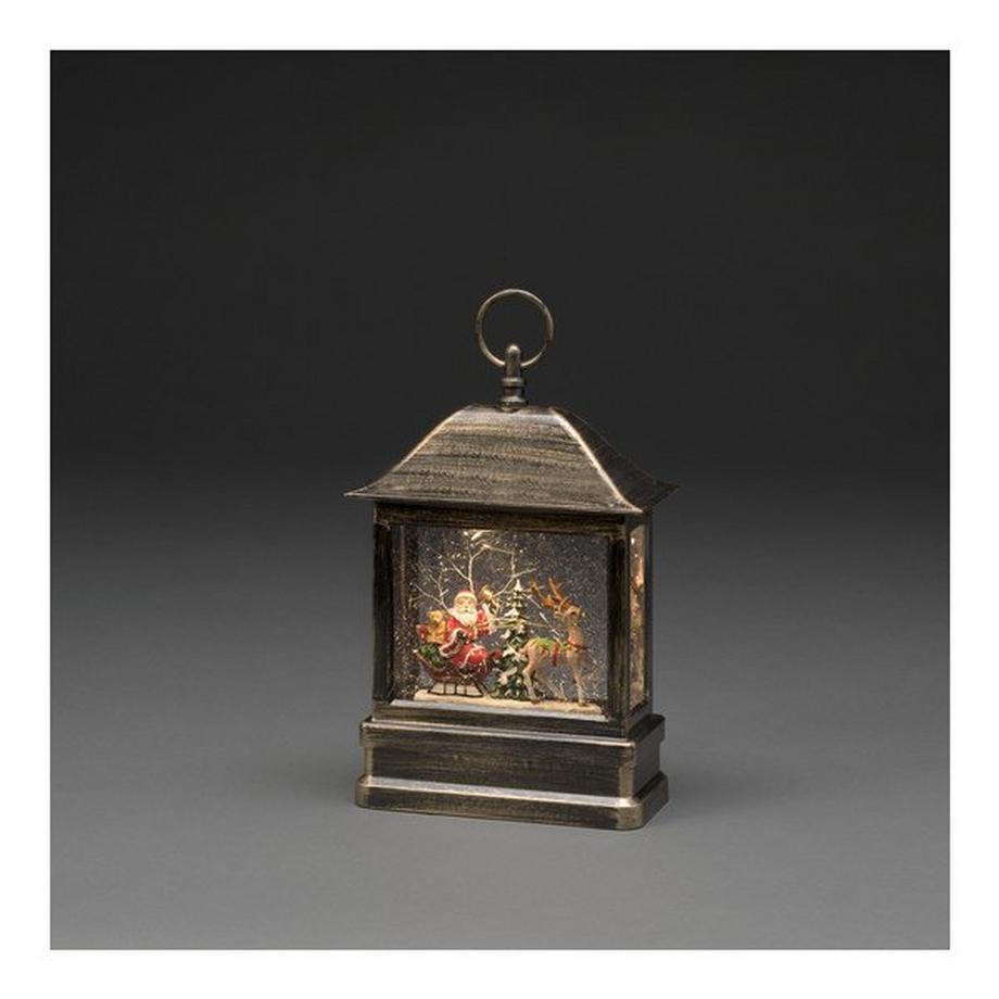 Konstsmide LED Weihnachtsdekoration Weihnachtsmann im Schlitten 