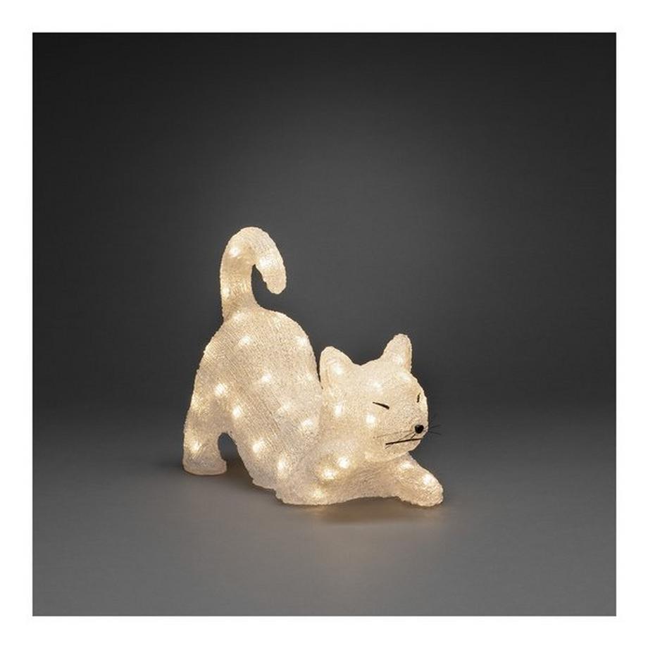 Konstsmide LED Weihnachtsdekoration Katze 