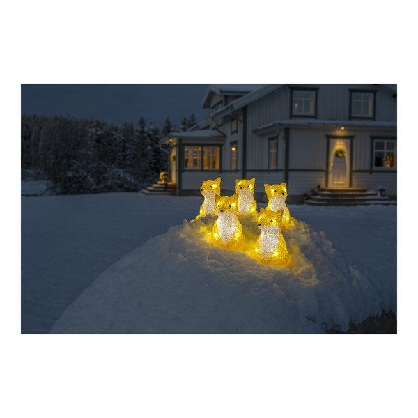 Konstsmide Décoration de Noël à LED Füchse 
