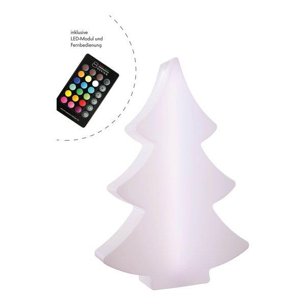 8 Seasons Design Shining Tree 3D LED-Weihnachtsbaum – 55 Cm, 15 Farben, IP44, Für Innen & Außen
