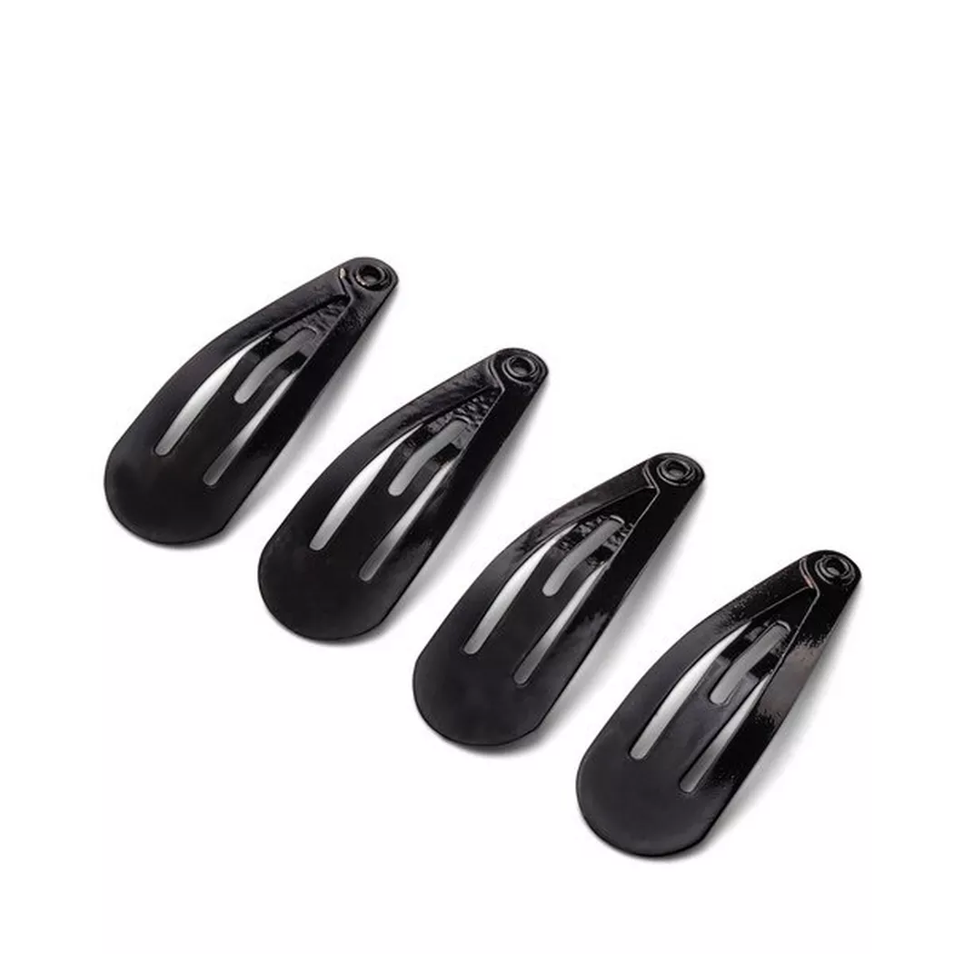 Trisa Haarschmuck - Click Clack, Click Clack Metall, 3cm, Black