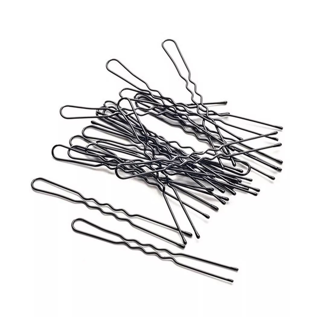 Trisa Haarschmuck - Haarnadeln gewellt, 20Stück, Black