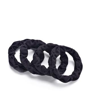 Trisa Haarschmuck Haargummi, Supersoft, Gewölbt, Formstabil, 4 Stk. Haargummi 