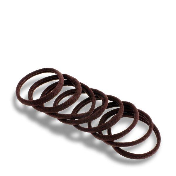 Image of Haargummi Damen Braun 8 pieces