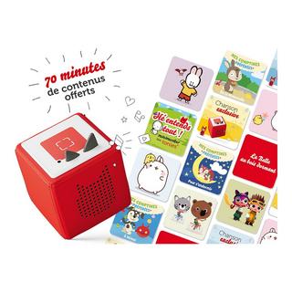 Tonies  Mon Premier Coffret Toniebox - Rouge, Français 