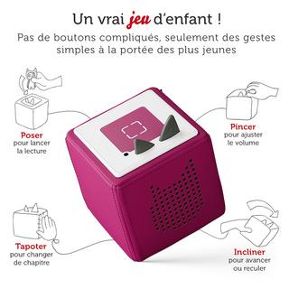 Tonies  Mon Premier Coffret Toniebox - Rouge, Francese 