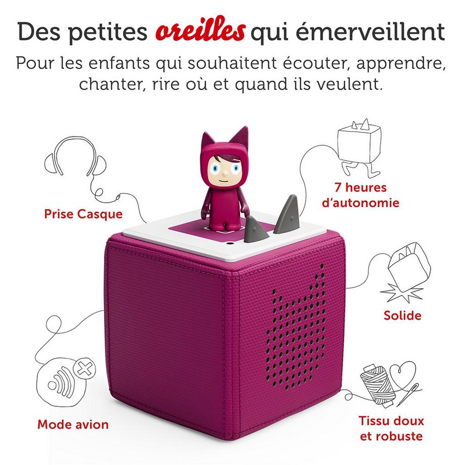 Tonies  Mon Premier Coffret Toniebox - Rouge, Französisch 