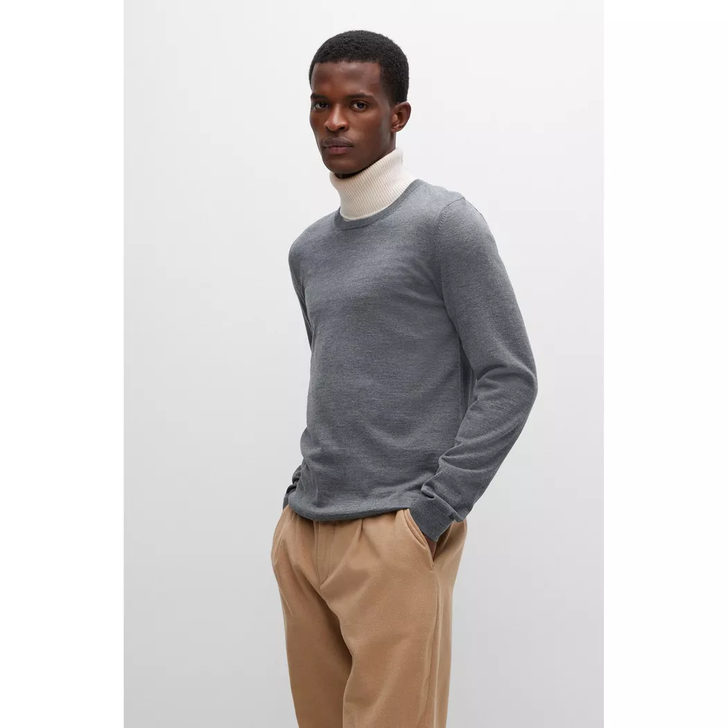 Boss Pull Leno 10241501 Medium Grey M Homme