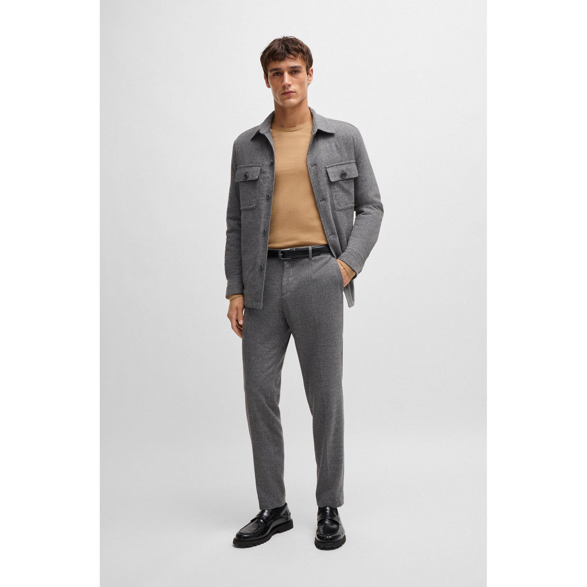 BOSS BLACK LENO-P Slim Fit Maglione Girocollo  