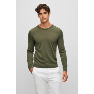 BOSS BLACK LENO-P Slim Fit Pull Col Rond  