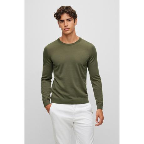 BOSS BLACK LENO-P Slim Fit Rundhals Pullover  