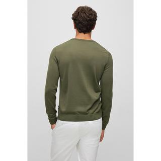 BOSS BLACK LENO-P Slim Fit Pull Col Rond  