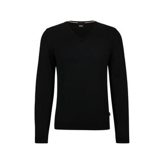 BOSS BLACK Melba-P Scollo a V Vestibilità Slim Maglione  