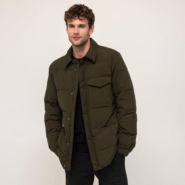 Image of Jacke, Wattiert Ohne Kapuze Herren Khaki L