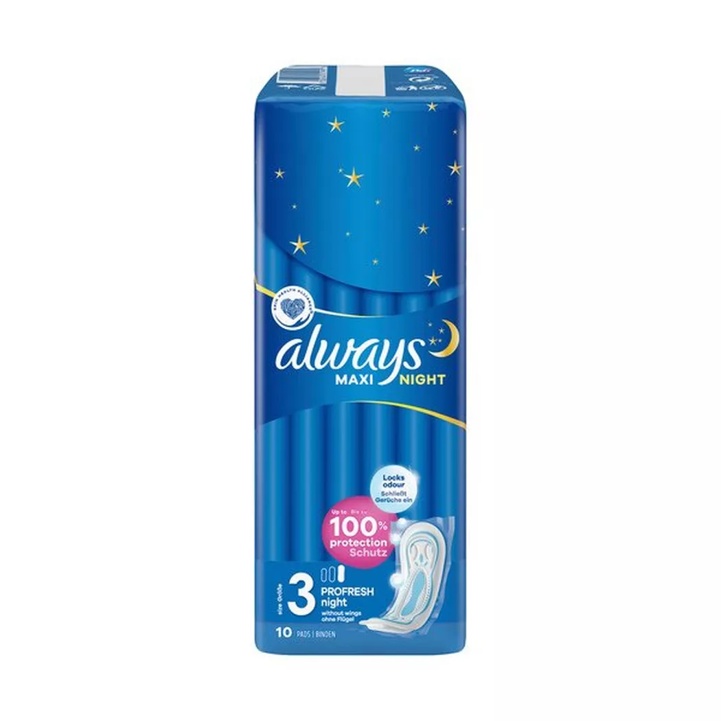 Always Maxi ProFresh Night Pads Size 3