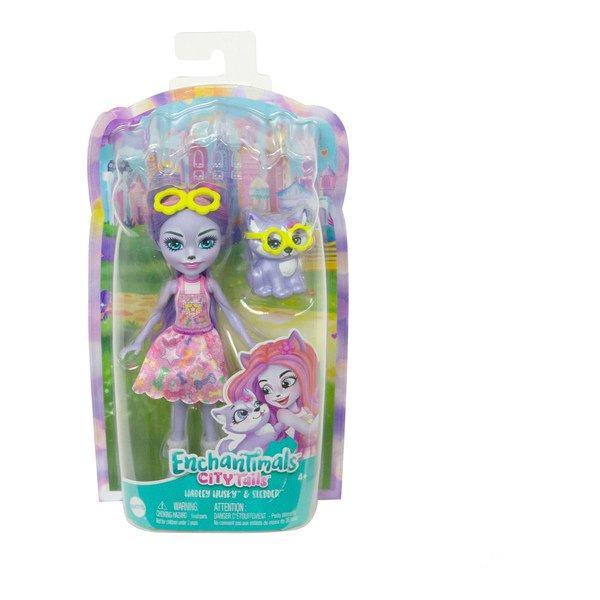 Image of City Tails Puppe Hadley Husky Multicolor