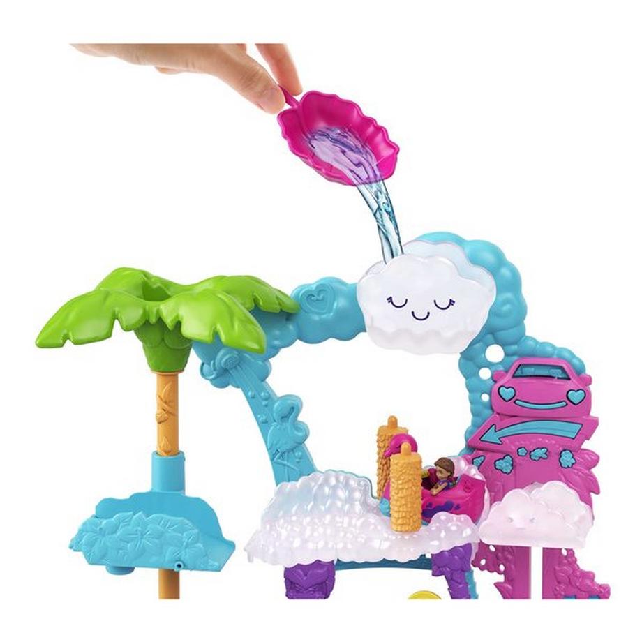 polly pocket  Lavage de voiture Pollyville Flamingo Fun 