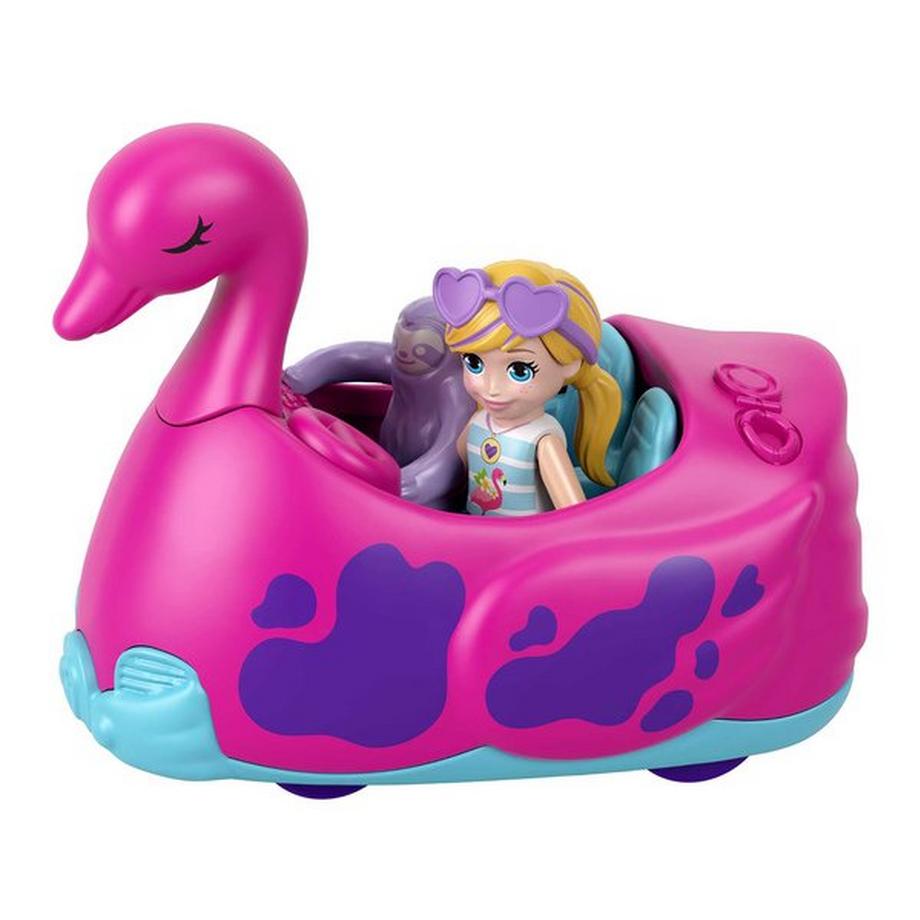 polly pocket  Lavage de voiture Pollyville Flamingo Fun 