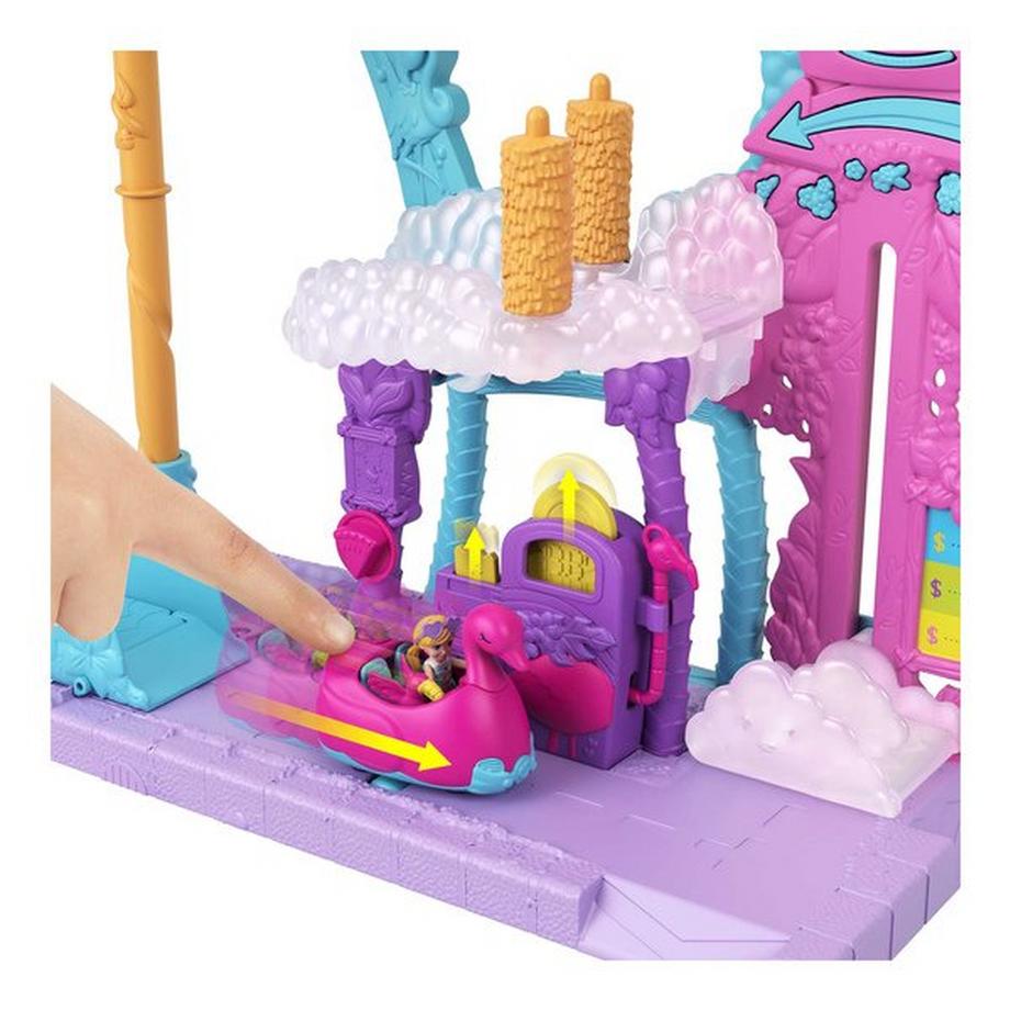 polly pocket  Lavage de voiture Pollyville Flamingo Fun 