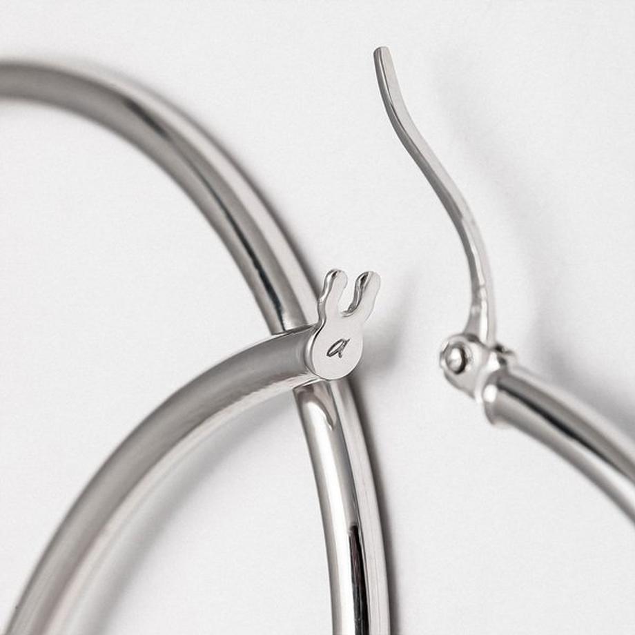 L'Atelier Sterling Silver 925  Orecchini a cerchio 