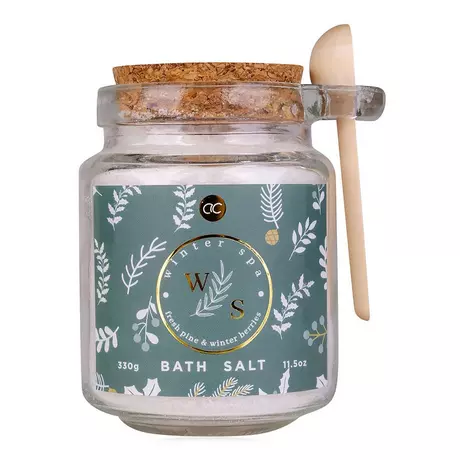 Accentra Winter Spa Bath salt WINTER SPA in glass incl. wooden spoon 