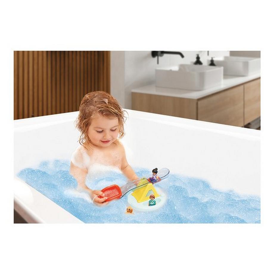 Playmobil  70635 Badeinsel mit Wasserrutsche 
