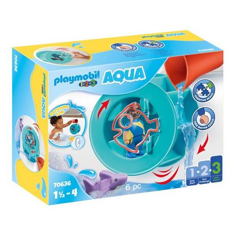 Playmobil  70636 Wasserwirbelrad mit Babyhai 