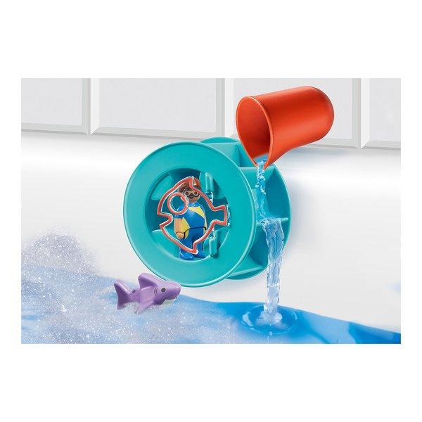 Playmobil  70636 Ruota a vortice d'acqua con squalo bambino 