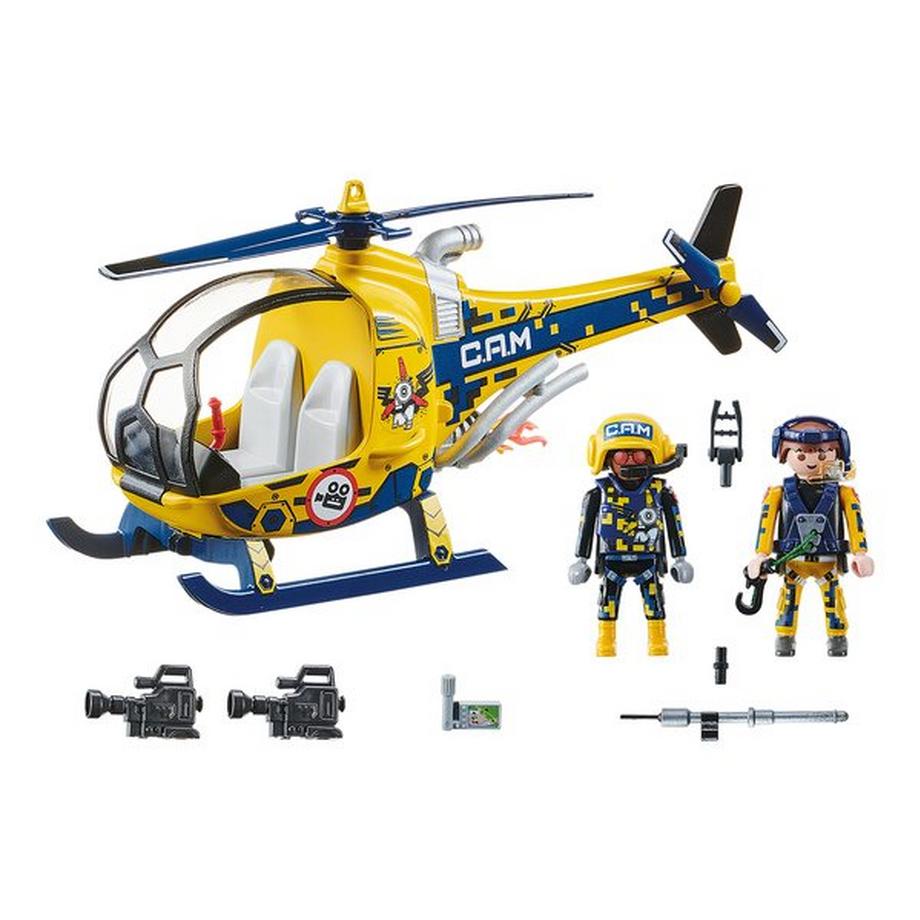 Playmobil  70833 Air Stuntshow Filmcrew-Helikopter 