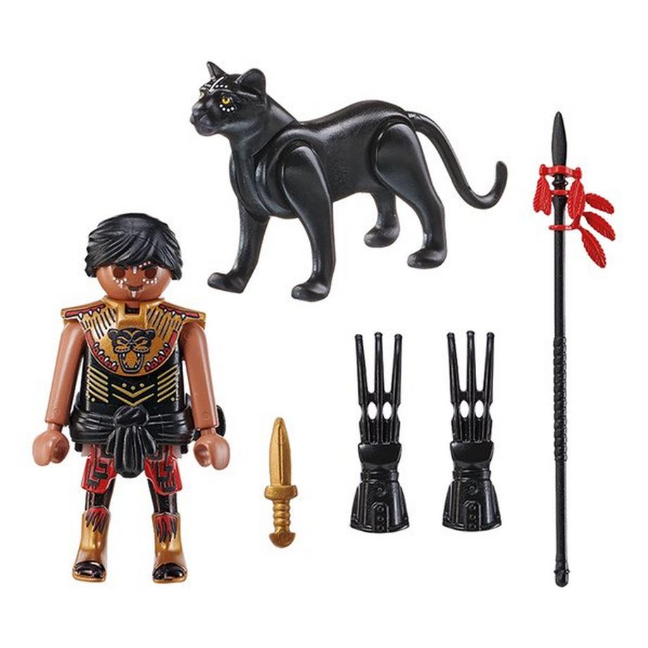 Playmobil  70878 Guerrier avec panthère 