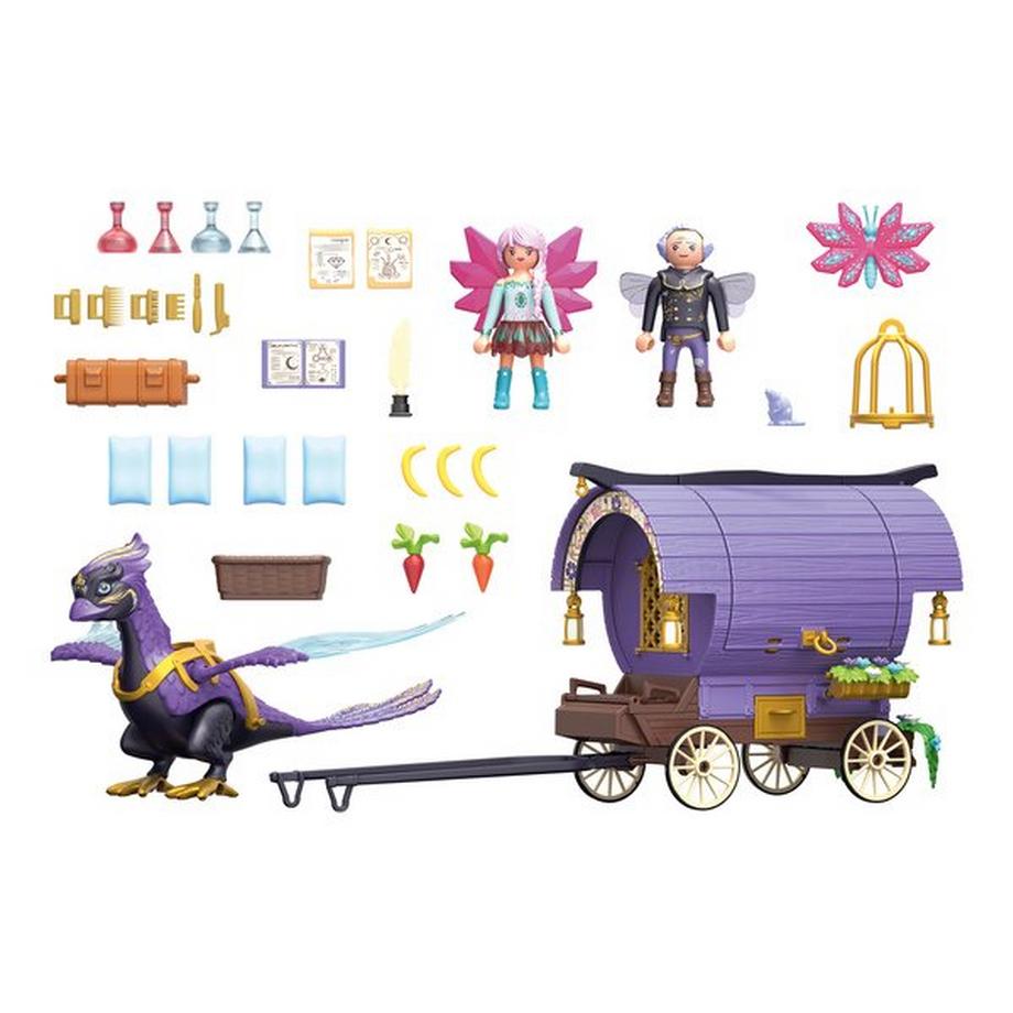 Playmobil  71031 Chariot avec fée et phénix 
