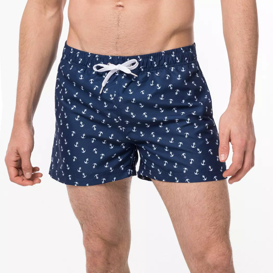 Manor Sport - Badeshorts, für Herren, Dunkelblau, Größe S 3