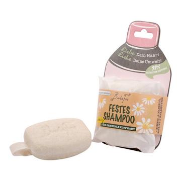 "Shampoo solido con fiori di  camomilla ed estratto di melograno per cute sensibile"