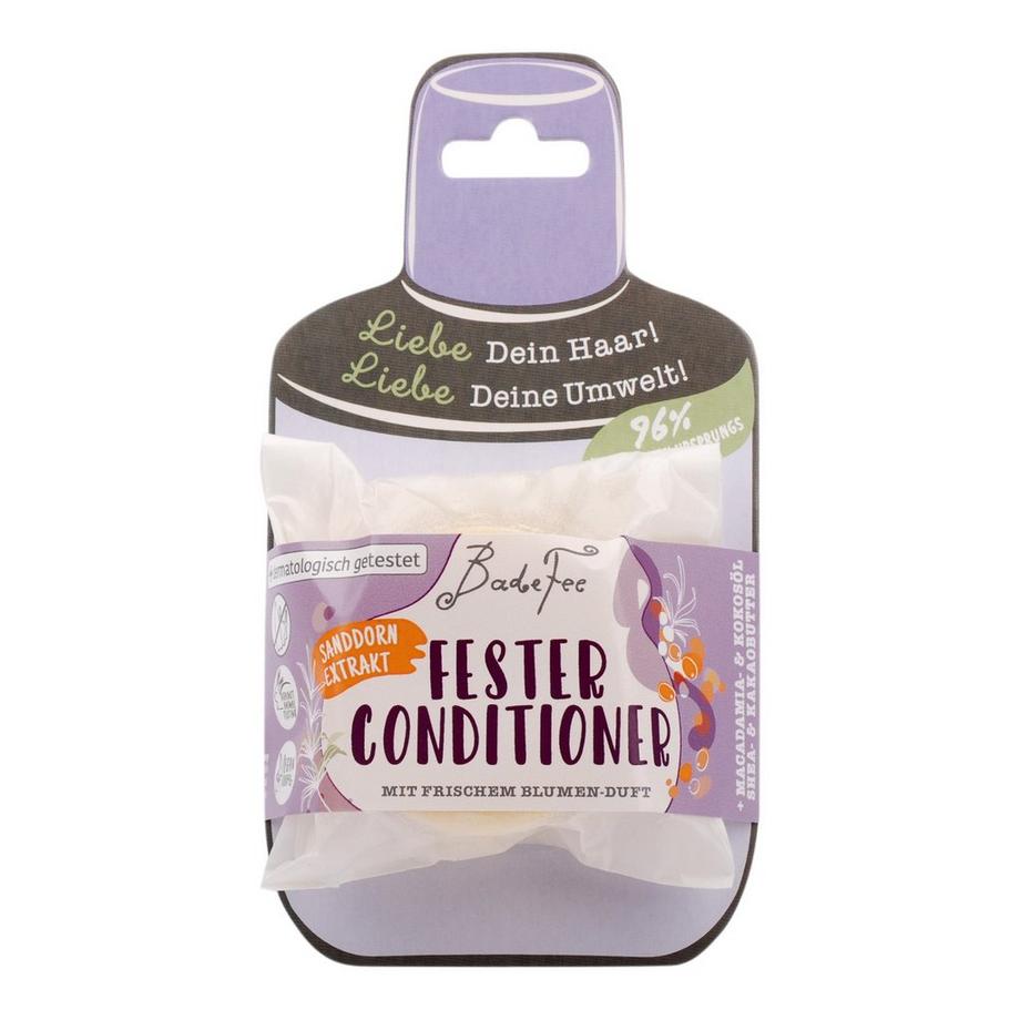 BadeFee Hairlicher, fester Conditioner
 mit Sanddorn und Rosmarin für jeden Haartyp. Hairlicher, Fester Conditioner mit Sanddorn und Rosmarin Für Jeden Haartyp 