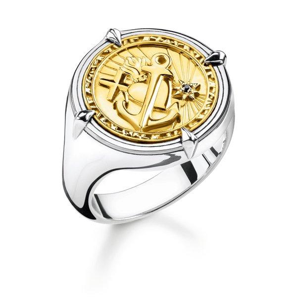 Image of Ring Mit Stein Damen Gold 60
