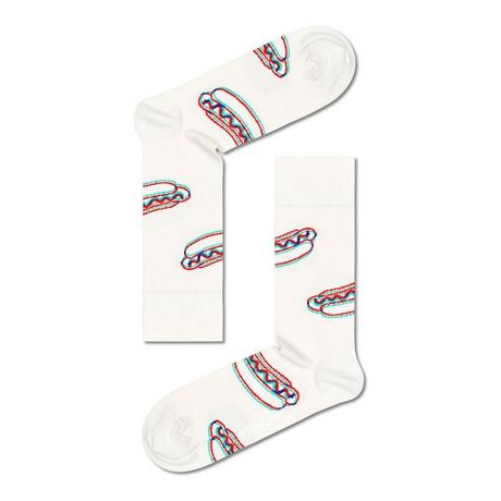 Happy Socks Hot Dog Muster Wadenlange Socken  