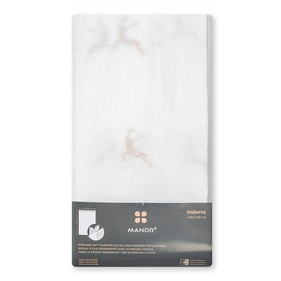 Manor Fertigvorhang 'Clic Schweizerfalte/ Huberta 