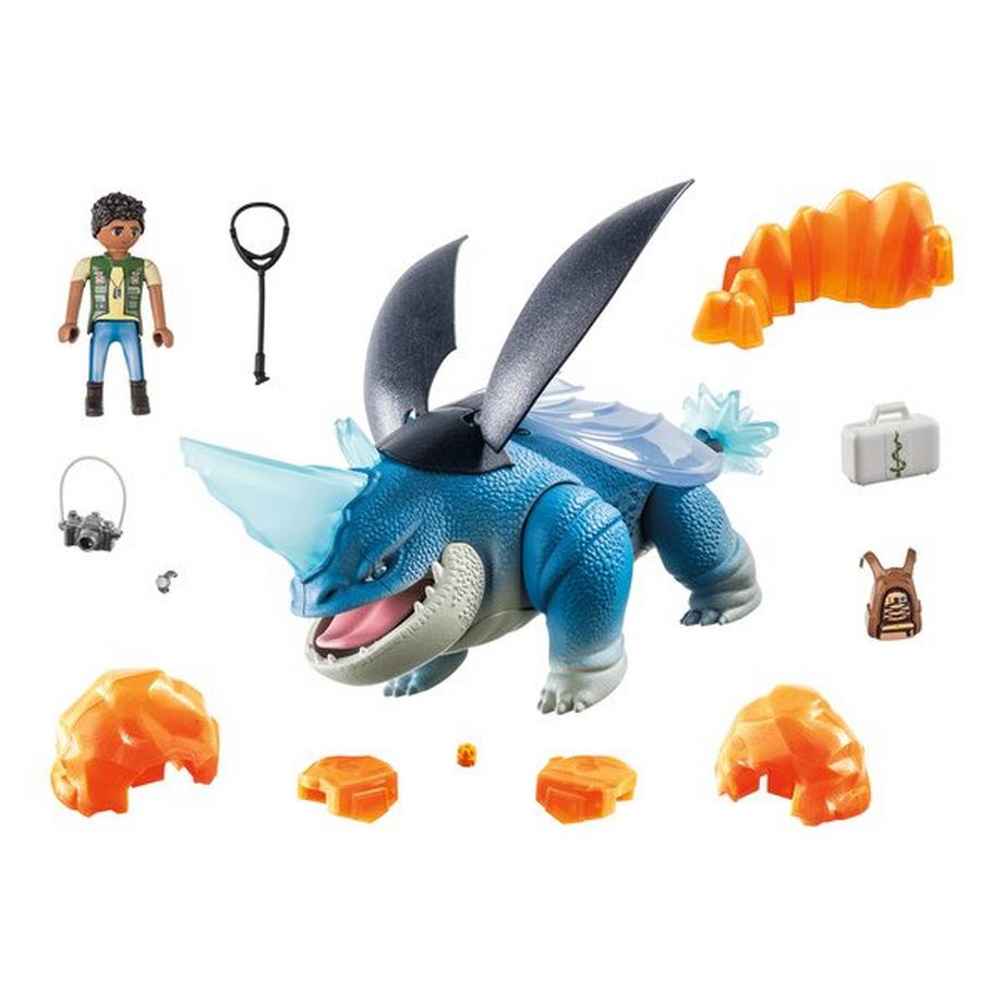 Playmobil  71082 Dragons: The Nine Realms - Plowhorn & D'Angelo 