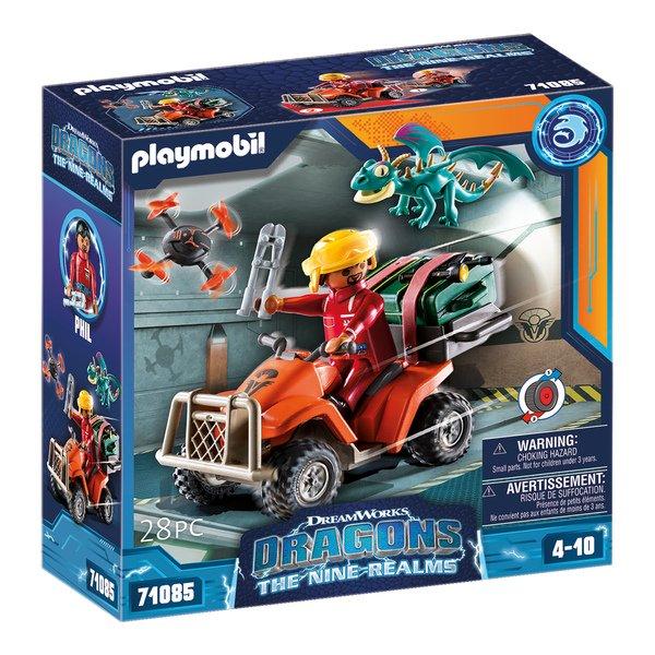 Image of Playmobil 71085 Dragons: The Nine Realms - Icaris Quad & Phil