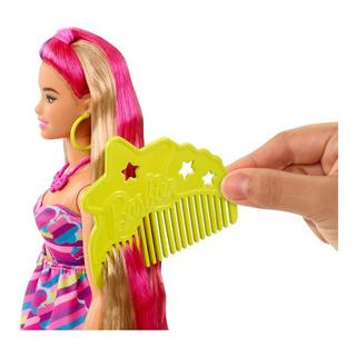 Barbie  Bambola Totally Hair con accessori per lo styling 