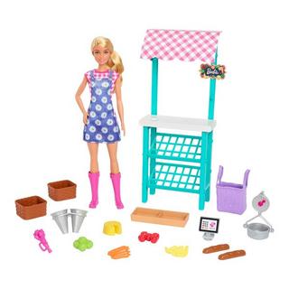 Barbie  Spass auf dem Bauernhof - Bauernmarkt Spielset 