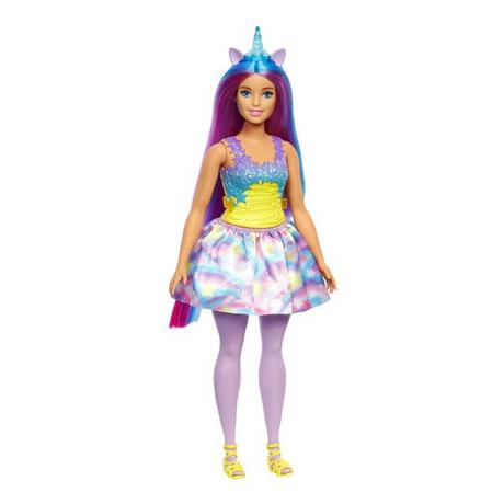 Barbie  Dreamtopia Einhorn-Puppe im Regenbogen-Look 