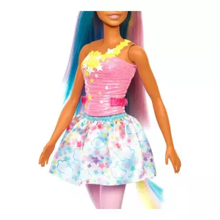 Barbie Dreamtopia Unicorno Pettina & Brilla, Giocattolo per