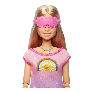 Barbie Poupée de méditation bien-être avec lumière et musique