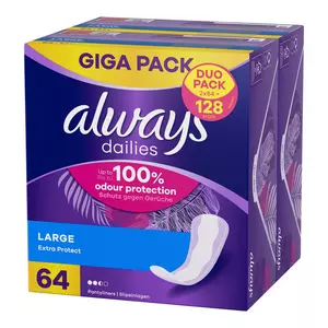 Protège-slips Extra Protect Large Duo Giga Pack