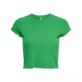 ONLY  T-shirt, col rond, manches courtes Vert