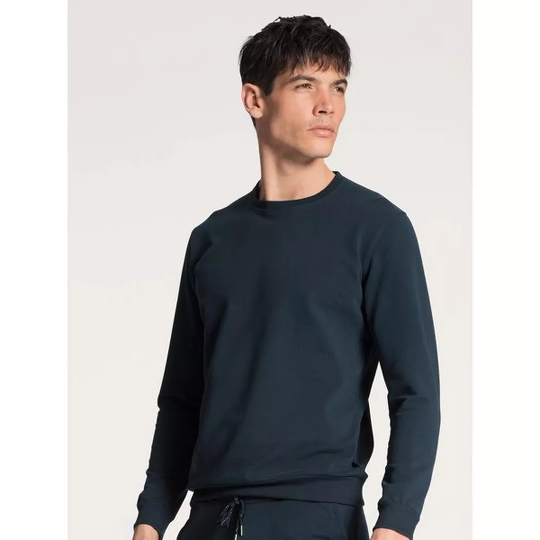 Calida - Sweatshirt, für Herren, Dunkelblau, Größe S