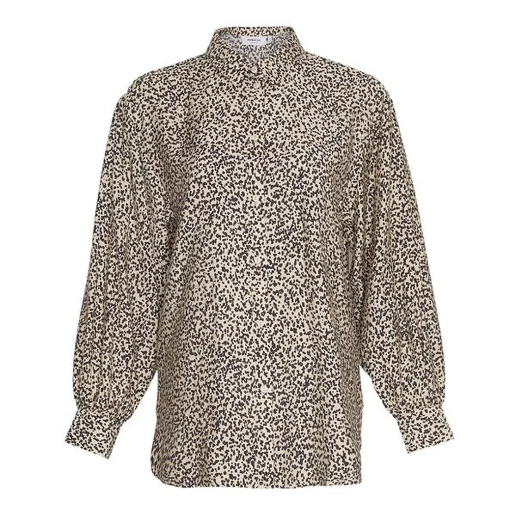 Moss Copenhagen - Bluse, für Damen, Schwarz/Weiss, Größe XS